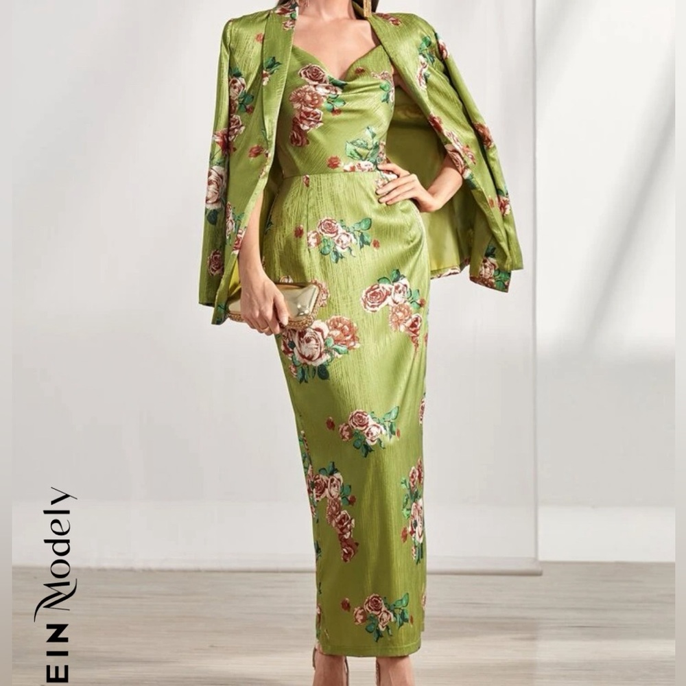 SHEIN Two piece floral dress and light blazer - Never worn except to try on.